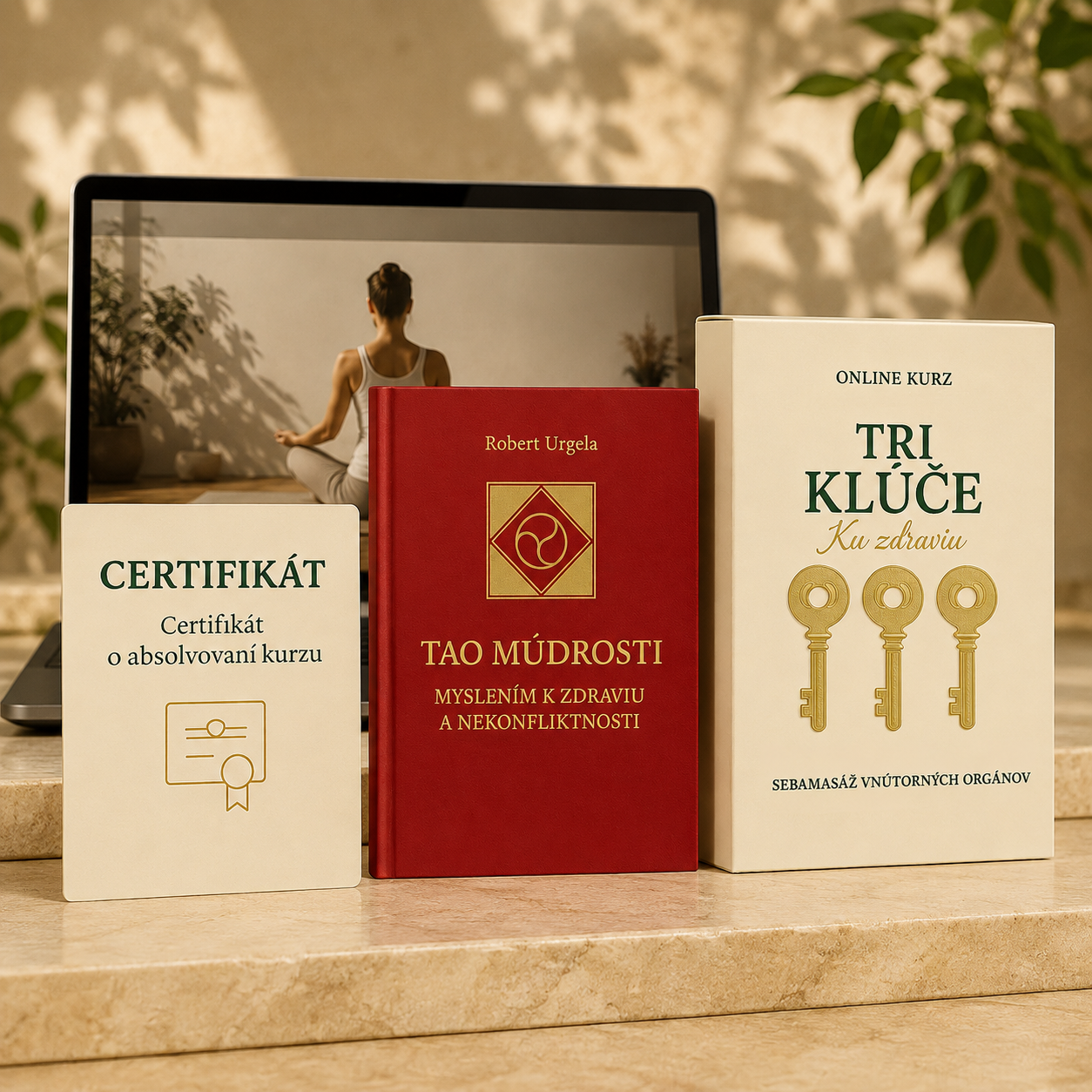 Obsah kurzu Tri kľúče k zdraviu – online kurz, kniha a certifikát